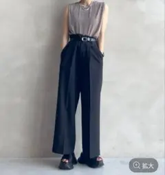 JEANASIS グロッシーヘンケイリブNSグレー