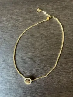 Dior ネックレス ゴールドカラー　CDロゴキラキラ