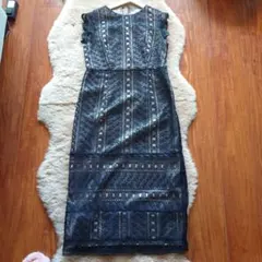 美品黒色ワンピース38サイズ