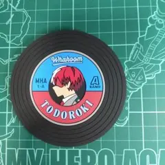 ヒロアカ レコードコースター※ 安全ピンつき