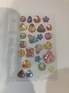 ボンボンドロップシール　フルーツ＆しずくちゃん　おすそ分け