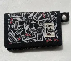 CHUMS コンパクト財布 ロゴプリント