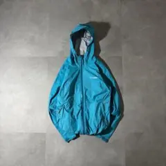 Columbia shell jacket y2k ドローコード 短丈 水色