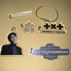 TXT DIYキーチャーム アクリルキーチェーン 大阪限定 青 ヨンジュン ①