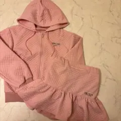 ジェニィラブ　カットキルトパーカー&スカパン　セットアップ　130140150