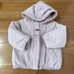 seraph くすみピンク　リバーシブル中綿コート　110センチ