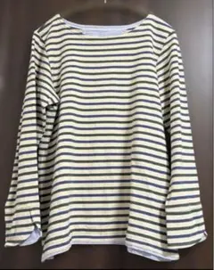 Eddie Bauer ストライプ 長袖トップス
