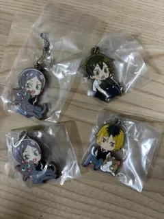 でふぉラバ！ハイキュー!!マスコット 烏野・音駒キーホルダー