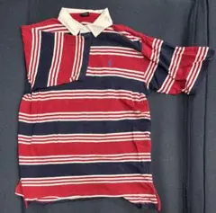 美品　 ラルフ・ローレン ストライプ ポロシャツ
