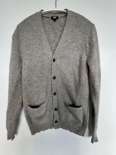 UNIQLO グレー Vネックカーディガン S