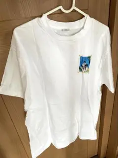 printstar 半袖Tシャツ Lサイズ　白色　鳥デザイン　レディース　夏服のサムネイル