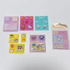 タイルシール　カット済　まとめ　サンリオ　ハローキティ　たまごっちなど