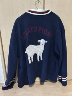 GELATO PIQUE 羊刺繍 カーディガン