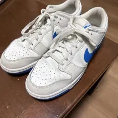 【送料無料】NIKE Dunk Low ホワイト ブルー スニーカー