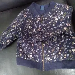 Gap 花柄ネイビー ブルゾン 80cm