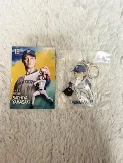 北海道日本ハムファイターズ 山﨑福也 アクリルバッジ 2026 - メルカリ