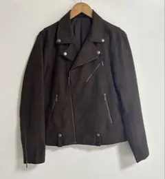 GU ダブルライダースジャケット ダークブラウン Sのサムネイル