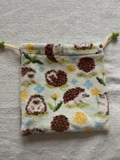 【美品】フェイラー　ハリネズミ　巾着　ポーチ