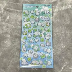 ぽんぽんシマエナガ キャンディグリッターステッカー