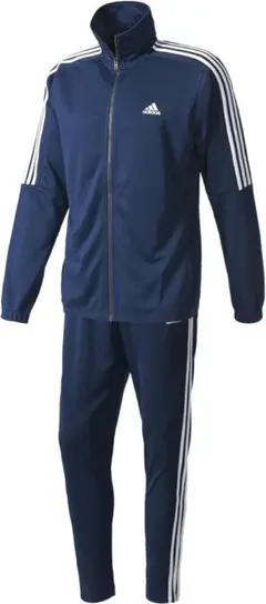 アディダス トレーニングウェア上下セット トラックスーツ ネイビーホワイト