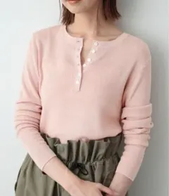 スローブイエナ　SLOBE IENA ヘンリーネックプルオーバー