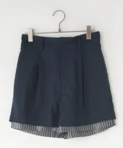LOWRYS FARM TRショートパンツ【ネイビー】美品※セットアップ可能