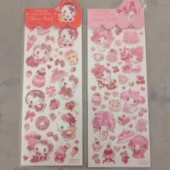 正版 Sanrio 飴ノ森ふみか 聯名 透明貼紙 Hello Kitty My Melody