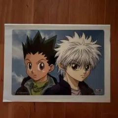 キルア　下敷き HUNTER×HUNTER ハンターハンター 旧アニメ キルア ミニ下敷き