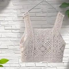 ファッション レディース ホワイト ノースリーブ レイヤード レース 重ね着