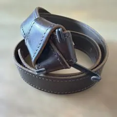 【美品】DIESEL ダークブラウン レザーベルト サイズ85