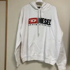 ディーゼル　パーカースウェット　トレーナー 白　ホワイト　M シンプル