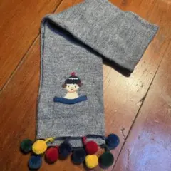 キレイです　familiar マフラー ポンポン付き