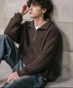 ジップニット ニット