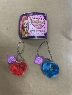 【超希少】シュガシュガルーン ハートキーホルダー 2種セット　グリーン　イエロー 超希少】シュガシュガルーン ハートキーホルダー 2種セット グリーン