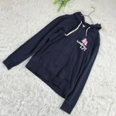Labrador Retriever ジップアップパーカー ネイビー Lのサムネイル