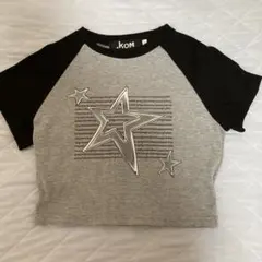 .KOM ラグランTシャツ 星柄 （※Lサイズですが小さめ）最終価格