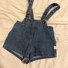 韓国ベビー服 デニムサロペット