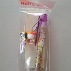ビンテージ Kitty チャーム付 ブルーアイ ハローキティ ボールペン 未