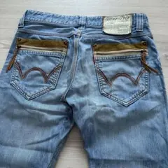 EDWIN BTZ500 BLUE TRIP フレアデニムパンツ W32 日本製