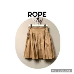 ROPE フレアスカート ベージュSのサムネイル