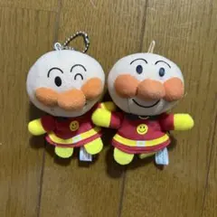 アンパンマン ぬいぐるみキーホルダー 2個セット