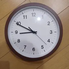 NITORI 掛け時計 スマート2 ダークブラウン