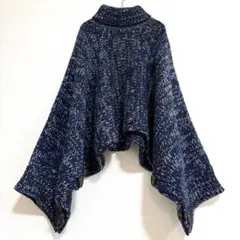 カシミヤ ポンチョ