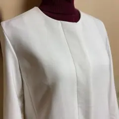 ユニクロ　ノーカラージャケット　春コート　L 未使用に近い