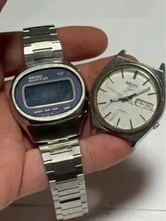 セイコー　5 腕時計　まとめくり