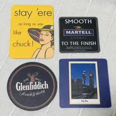 ヴィンテージ　コースター　お酒