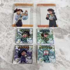 忍たま乱太郎マンチョコ 久々知 七松 中在家 乱太郎 クリアカード 土井 利吉