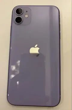 iPhone 11 64GB パープルSimフリー　バッテリー73%