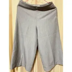 ロペピクニック グレー ワイドレッグ ガウチョパンツ 36