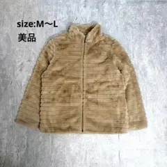 00's フェイクファーブルゾン M L アーカイブ グランジ y2k パンク